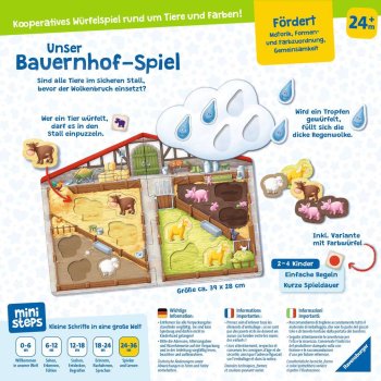 Ravensburger - ministeps - Unser Bauernhof-Spiel