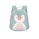 Lässig - Kindergartenrucksack Tiny - Pinguin, hellblau (A)