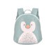 Lässig - Kindergartenrucksack Tiny - Pinguin, hellblau