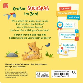 Ravensburger - Rate mal: Wer spielt im Zoo?