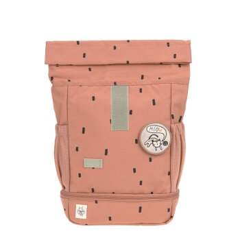 Lässig - Kindergartenrucksack Rolltop - Happy Prints, Karamell (A)