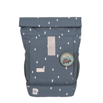 Lässig - Kindergartenrucksack Rolltop - Happy Prints, Dunkelblau (A)