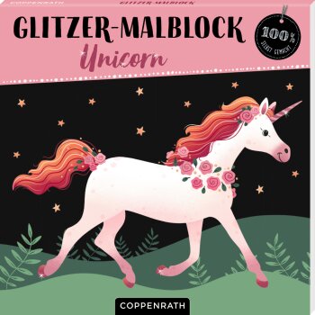 Coppenrath - Glitzer-Malblock - Unicorn (100% selbst...