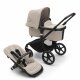 BUGABOO - Fox 5 Kinderwagen mit Liegewanne und Sitz CORE (SCHWARZ / DESERT TAUPE)