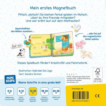 Ravensburger - ministeps - Mein erstes Magnetbuch: Wer...