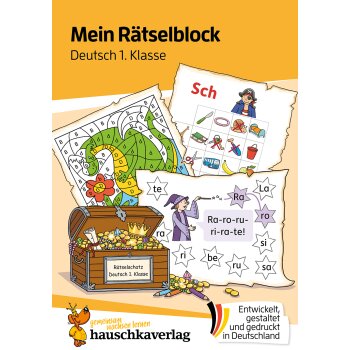 Hauschka - Mein R&auml;tselblock - Deutsch 1. Klasse