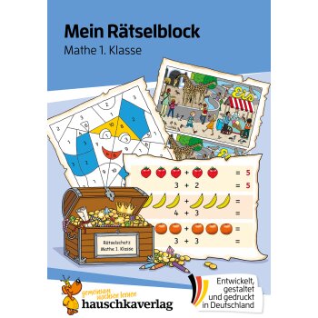 Hauschka - Mein Rätselblock - Mathe 1. Klasse