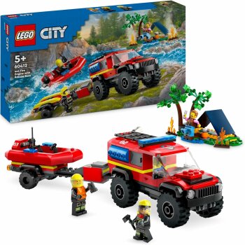 LEGO - City - 60412 Feuerwehrgeländewagen mit...