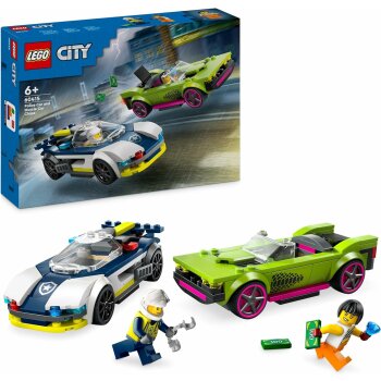 LEGO - City - 60415 Verfolgungsjaged mit Polizeiauto und Musclecar