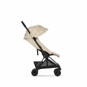 CYBEX - Platinum Coya SIMPLY-FLOWERS BEIGE, MATTBLACK