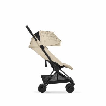 CYBEX - Platinum Coya SIMPLY-FLOWERS BEIGE, MATTBLACK