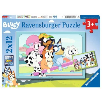 Ravensburger - Spaß mit Bluey PUZZLE (2 x 12 TEILE)