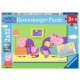 Ravensburger - Zuhause bei Peppa (Peppa Pig) PUZZLE (2 x 12 TEILE)