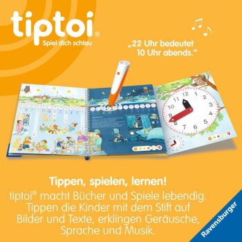 Ravensburger - tiptoi - Meine Lern-Spiel-Welt: Uhr und Zeit