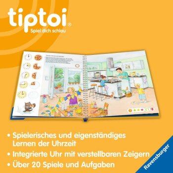 Ravensburger - tiptoi - Meine Lern-Spiel-Welt: Uhr und Zeit