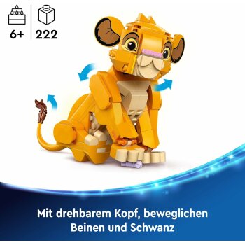 LEGO - Disney - 43243 Simba, das Löwenjunge des Königs