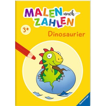 Ravensburger - Malen nach Zahlen ab 3 - Dinosaurier