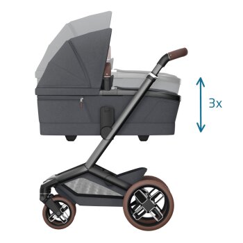 MAXI-COSI - Kombikinderwagen Fame TWILLIC-GRAPHITE (A)