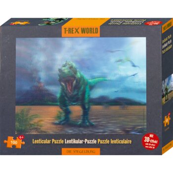 Die Spiegelburg - Lentikular-Puzzle T-Rex - T-Rex World...