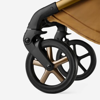 BUGABOO - Fox 5 Kinderwagen mit Liegewanne und Sitz Limited Edition Noir (BERNSTEIN)