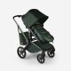 BUGABOO - Fox 5 Kinderwagen mit Liegewanne und Sitz Limited Edition Noir (MITTERNACHTSGRÜN)