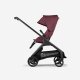 BUGABOO - Dragonfly Kinderwagen mit Liegewanne und Sitz (SCHWARZ / DARK-CHERRY)