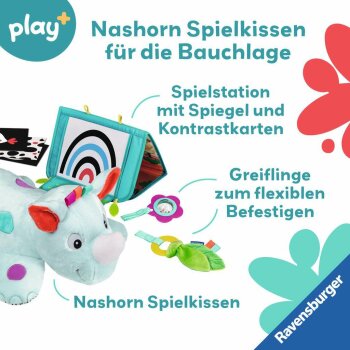 Ravensburger - Play+ Nashorn Spielkissen