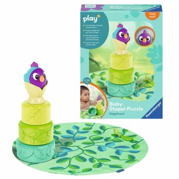 Ravensburger - Play+ Baby-Stapel-Puzzle: Vogelnest