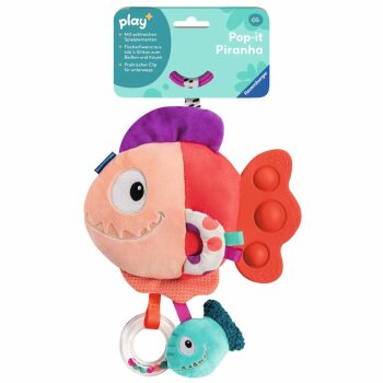 Ravensburger - Play+ Pop-it Piranha (rot)