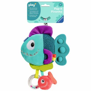 Ravensburger - Play+ Pop-it Piranha (blau)