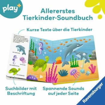 Ravensburger - Play+ Mein allererstes Soundbuch: Tierki