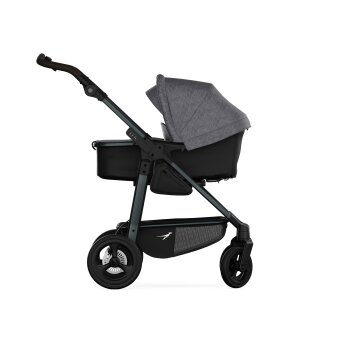 TFK - mono 4 - Kinderwagen PREMIUM-GRAU (Schaumreifen)