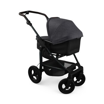 TFK - mono 4 - Kinderwagen PREMIUM-SCHWARZ (Luftreifen)