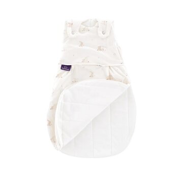 Träumeland - Babyschlafsack LIEBMICH 3tlg. Set Hophop Bunny beige, Größe 50/56