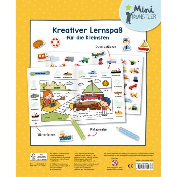 Coppenrath - Mini-Künstler - Mein 1. Sticker-Malbuch: Fahrzeuge (3)