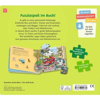 Ravensburger - Puzzle-Buch: Fahrzeuge