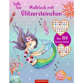 Coppenrath - Nella Nixe - Malblock mit Glitzersteinchen (5)