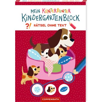 Coppenrath - Mein kleiner Kindergartenblock: Rätsel ohne Text - Lieblingstiere (5)