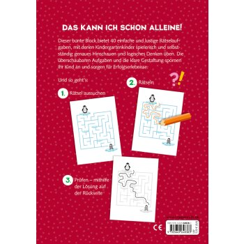 Coppenrath - Mein kleiner Kindergartenblock: Rätsel ohne Text - Lieblingstiere (5)