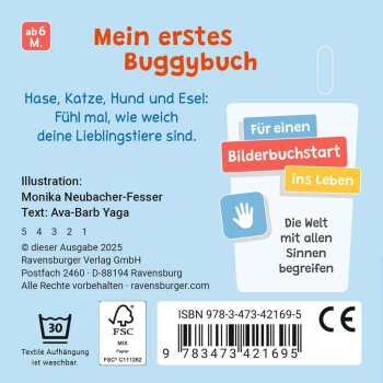 Ravensburger - Mein erstes Buggybuch: Fühl mal!...