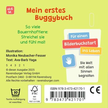 Ravensburger - Mein erstes Buggybuch: Fühl mal!...