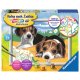 Ravensburger - Malen nach Zahlen Jack Russel Welpen